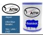 Preview: Jaguar, Ultra Blue Metallic, 1BJ / JAN / 2167: 500ml Lackdose, von ATW Autoteile West.